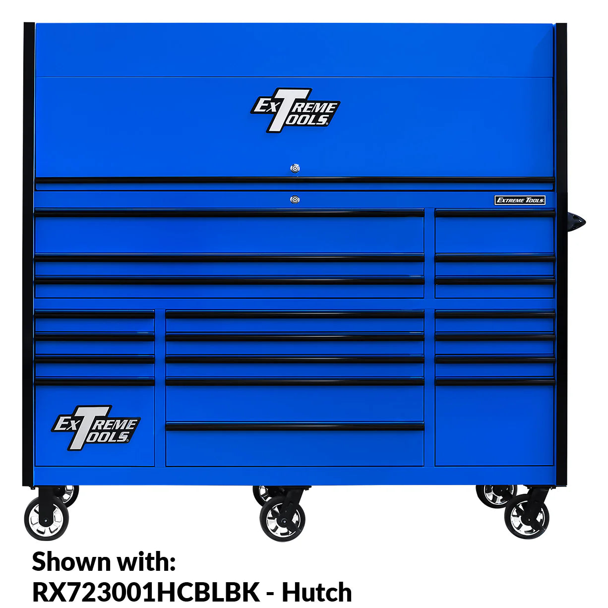 Extreme Tools RX250 Series 72-in x 30-in Roller Cabinet �� 19-Drawer �� 250 lb Drawer Slides