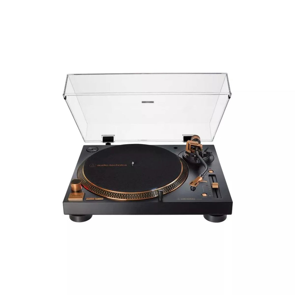 Audio Technica AT-LP120XUSB-BZ Direct Drive USB Turntable, Bronze �� 3-Speed, Built-in Preamp, Vinyl to Digital Conversion