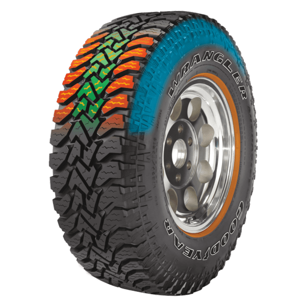 Goodyear Wrangler Authority A/T All Season Tire 31X10.50R15LT 109Q