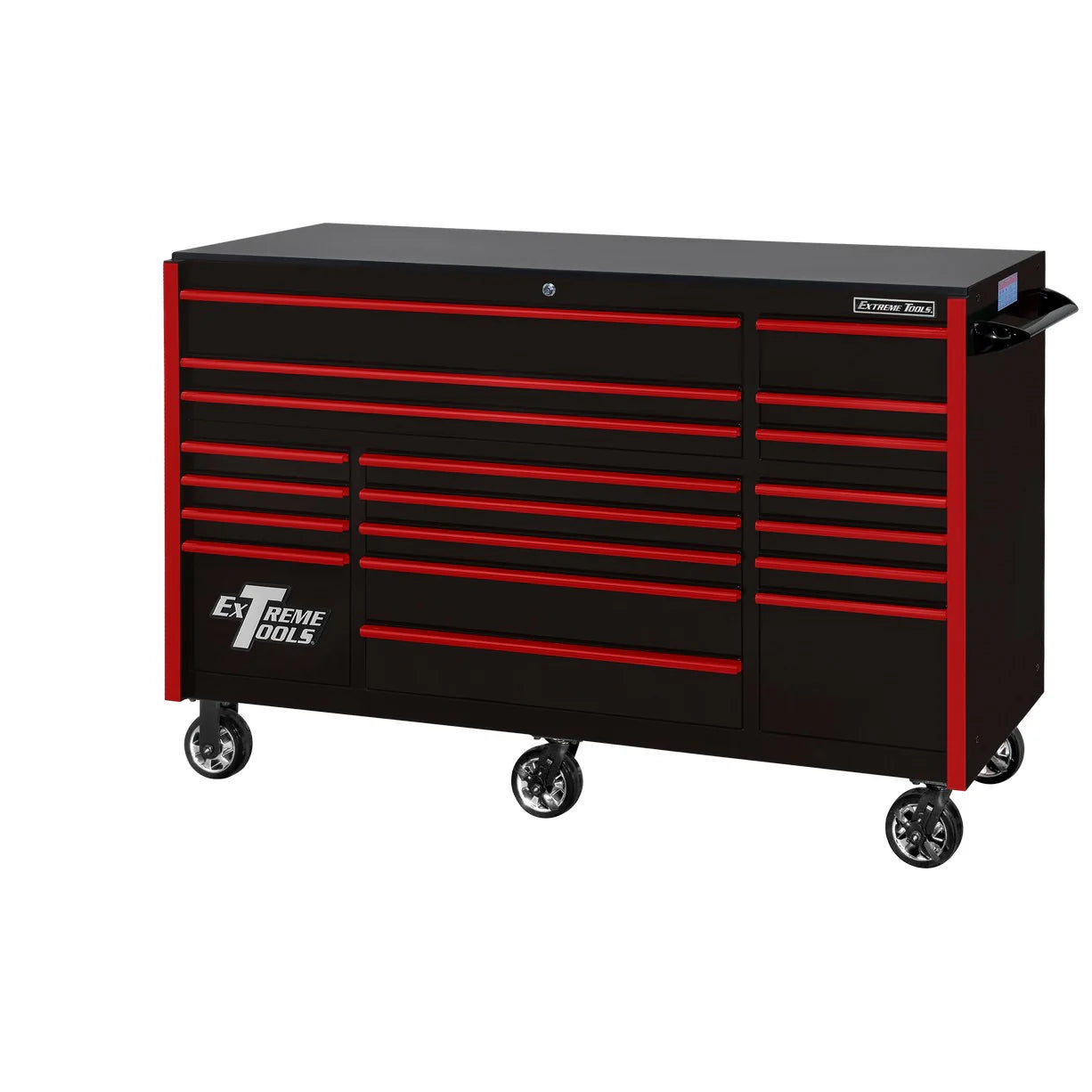 Extreme Tools RX250 Series 72-in x 30-in Roller Cabinet �� 19-Drawer �� 250 lb Drawer Slides