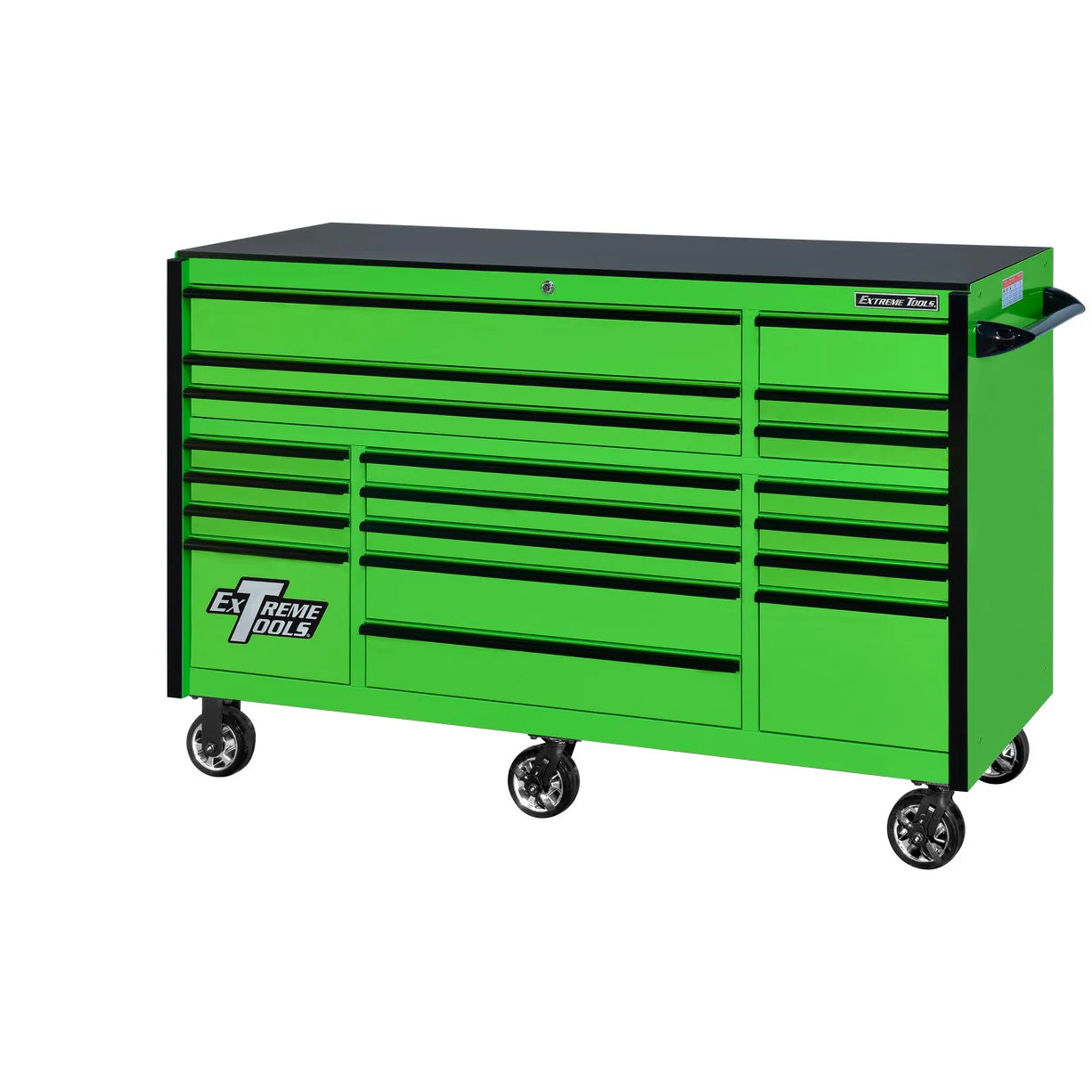 Extreme Tools RX250 Series 72-in x 30-in Roller Cabinet �� 19-Drawer �� 250 lb Drawer Slides