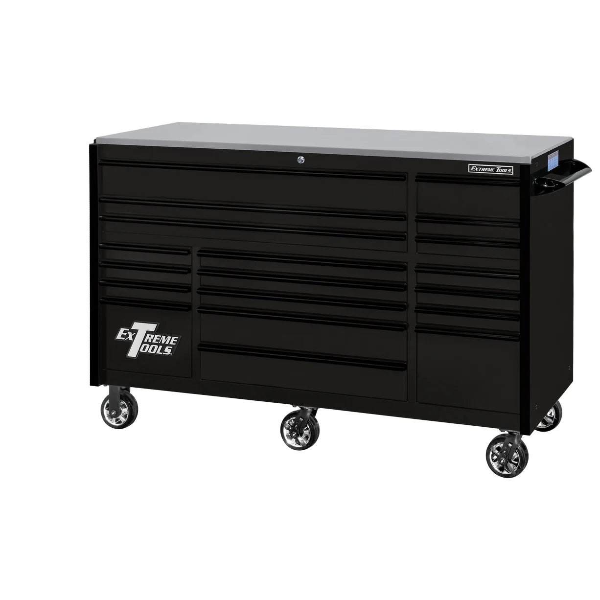 Extreme Tools RX250 Series 72-in x 30-in Roller Cabinet �� 19-Drawer �� 250 lb Drawer Slides