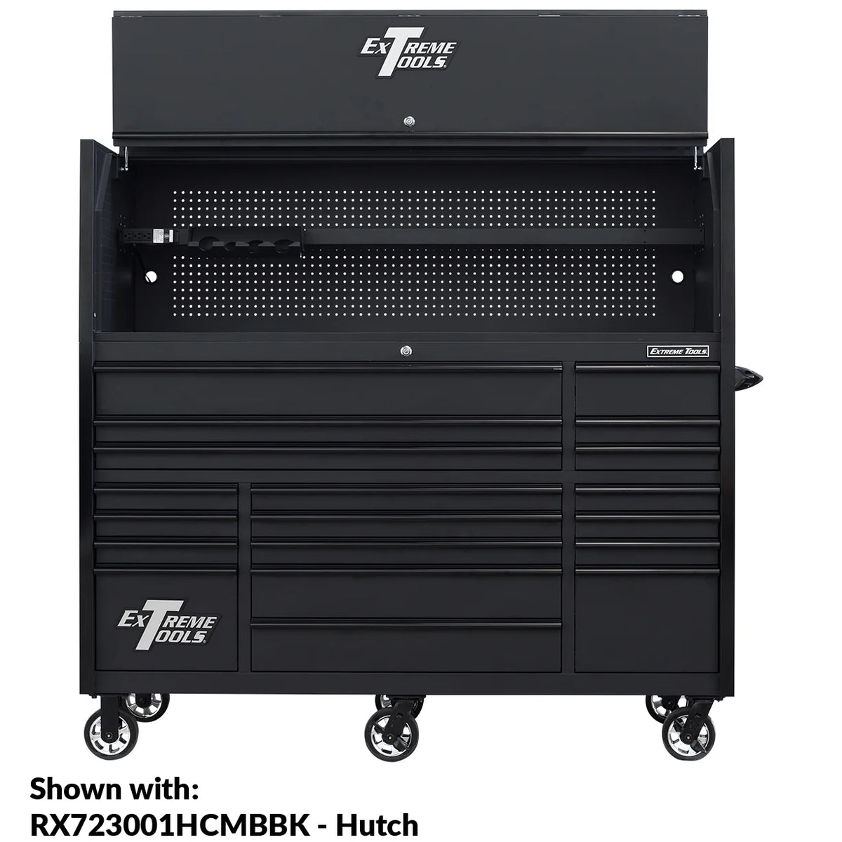 Extreme Tools RX250 Series 72-in x 30-in Roller Cabinet �� 19-Drawer �� 250 lb Drawer Slides