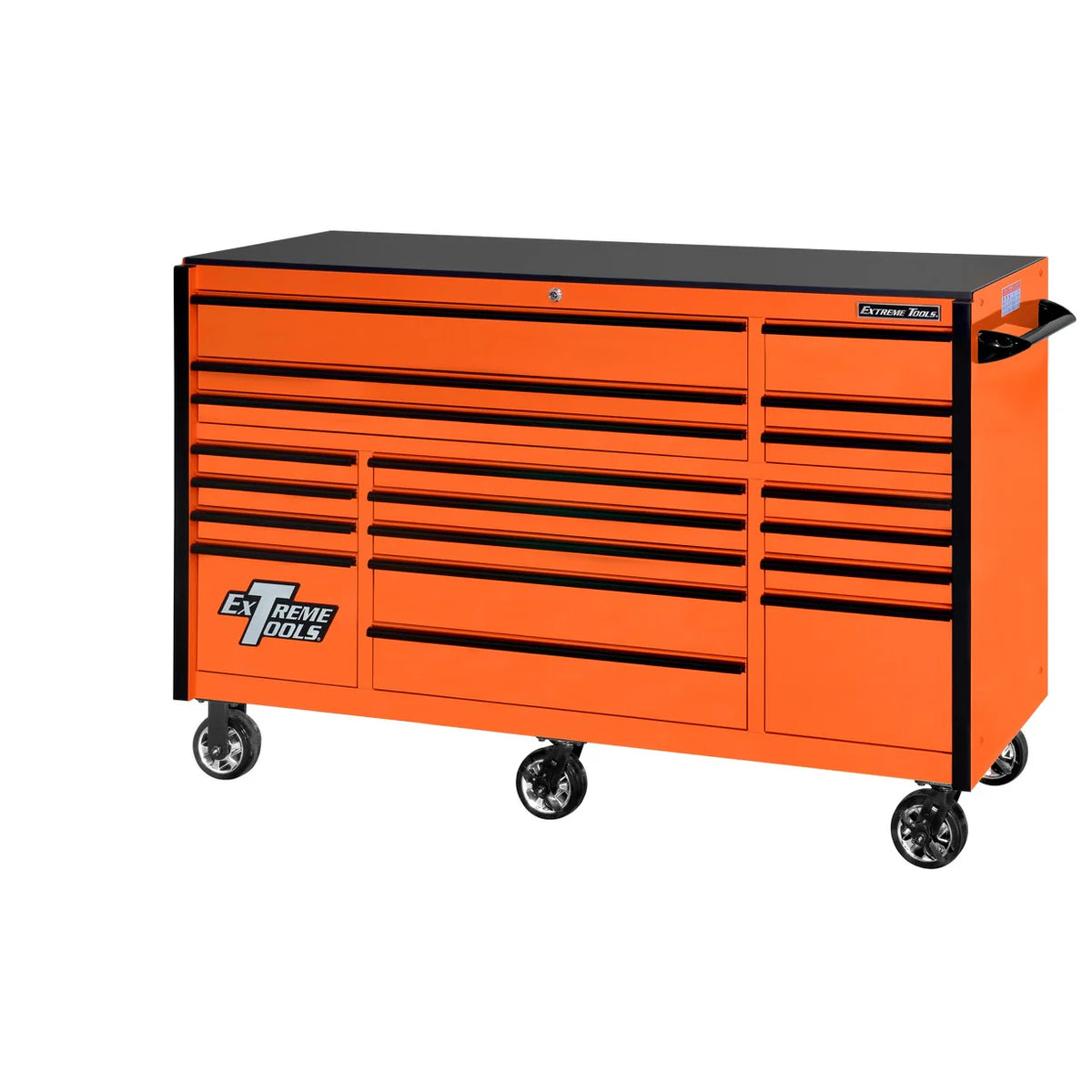 Extreme Tools RX250 Series 72-in x 30-in Roller Cabinet �� 19-Drawer �� 250 lb Drawer Slides