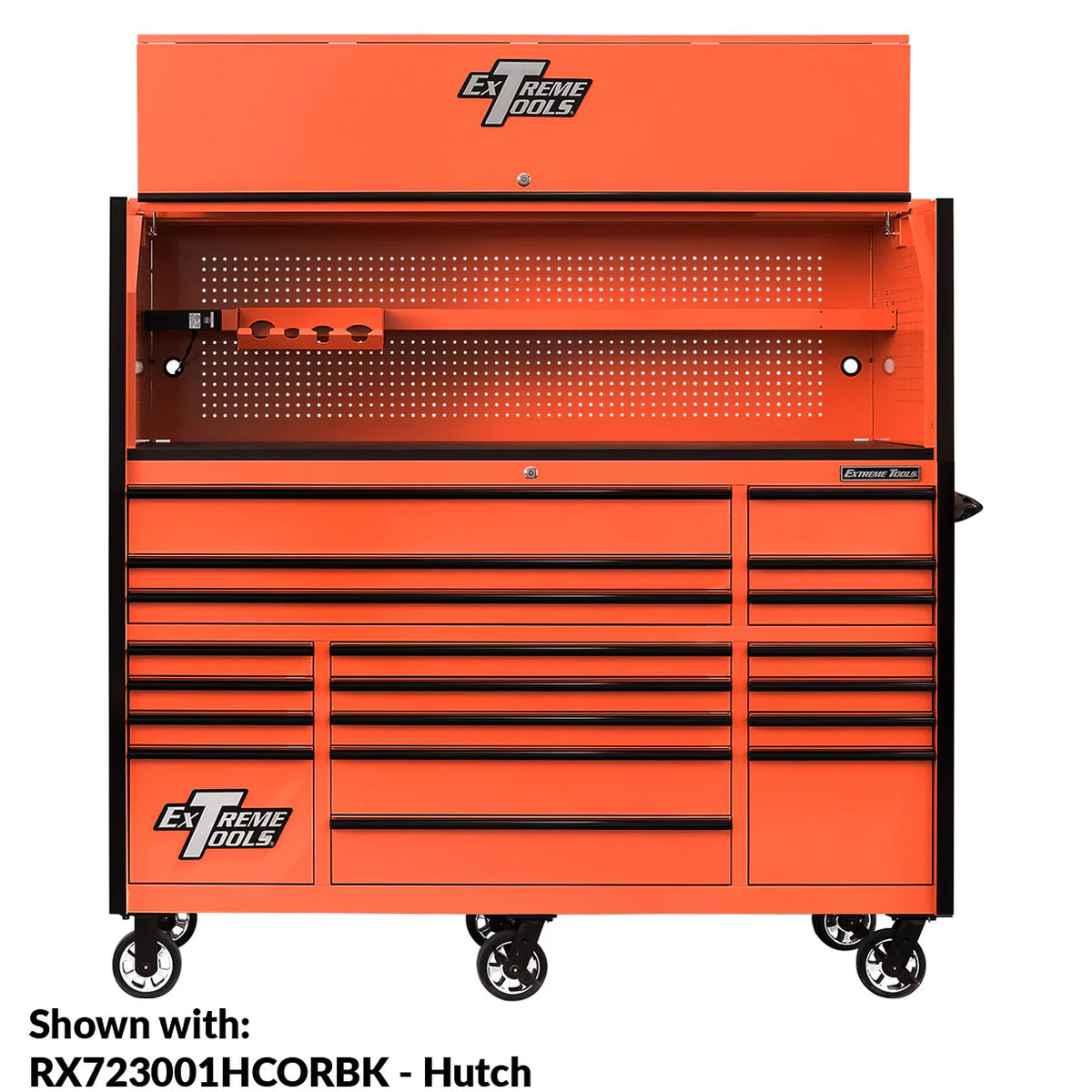Extreme Tools RX250 Series 72-in x 30-in Roller Cabinet �� 19-Drawer �� 250 lb Drawer Slides