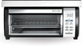 BLACK DECKER SpaceMaker Under Counter Toaster Oven, Digital Controls, Black/Stainless Steel, Fits 9′′ Pizza or 4 Slices